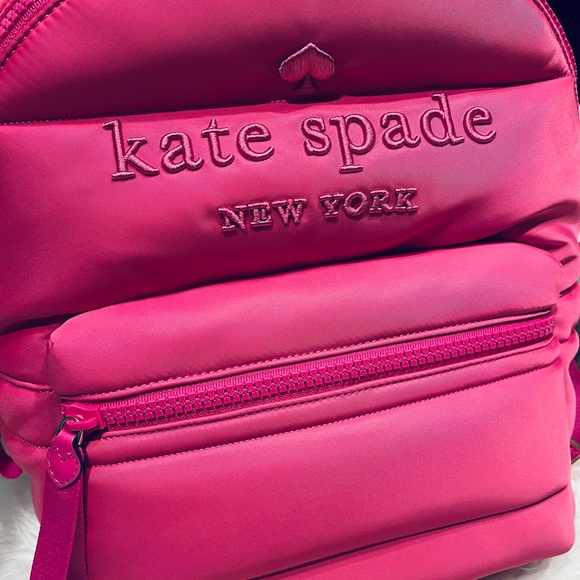 Kate Spade New York Candied Pink Plum Puffy Quilted Large  display picture 3